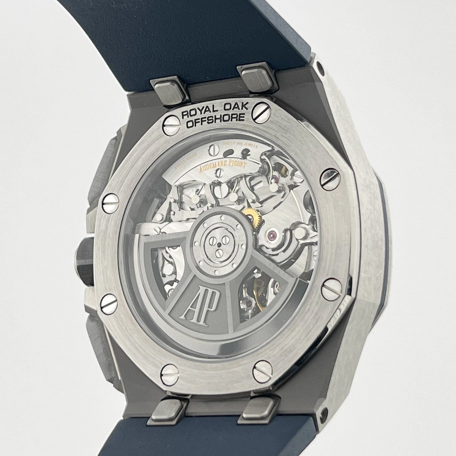 Audemars P1g*et Royal Oak Offshore 26420TI.OO.A027CA.01 Chronograph Titanium Blue Dial