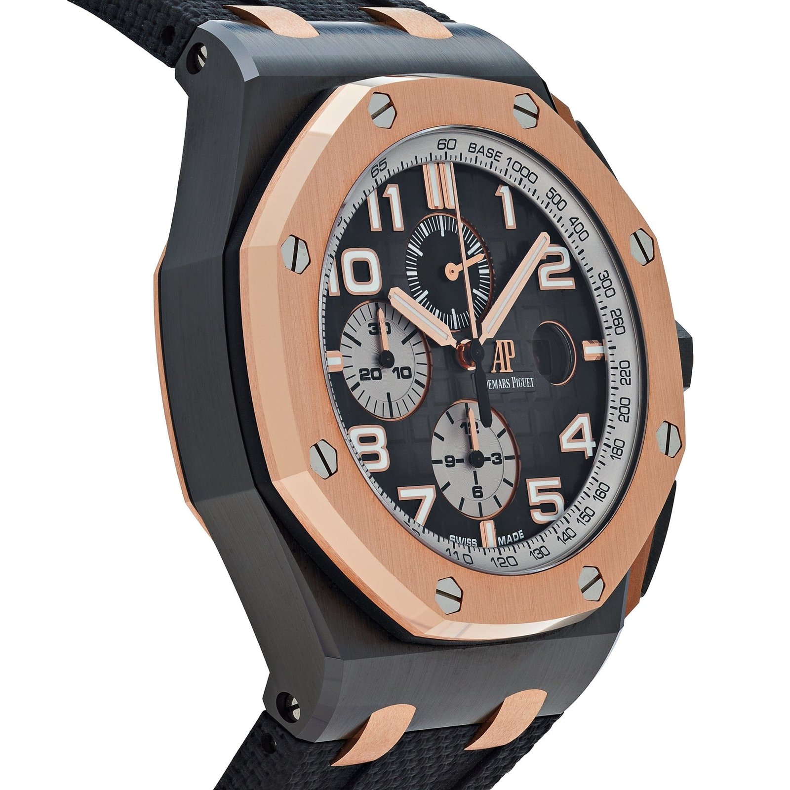 Audemars P1g*et Royal Oak Offshore 26405NR.OO.A002CA.01 Selfwinding Chronograph Smoked Grey Dial