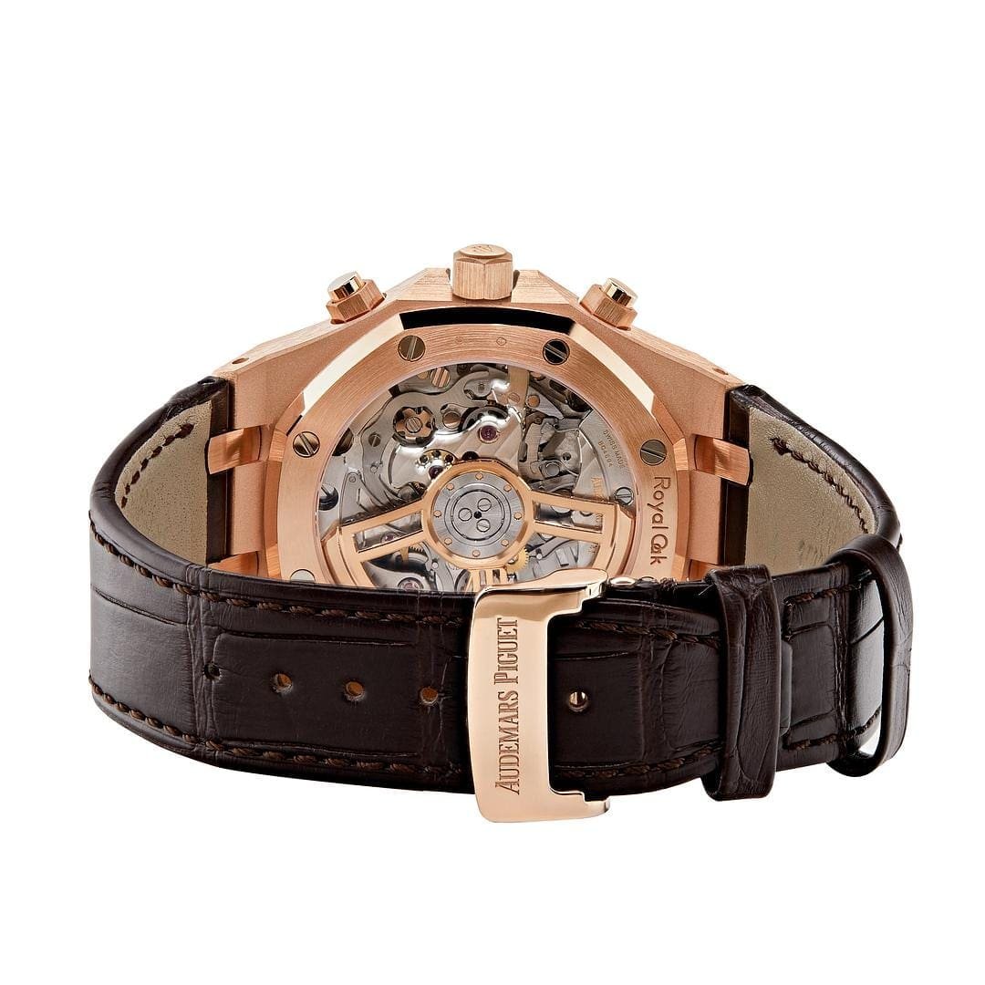 Audemars P1g*et Royal Oak Selfwinding Chronograph Rose Gold Brown Dial 26239OR.OO.D821CR.01