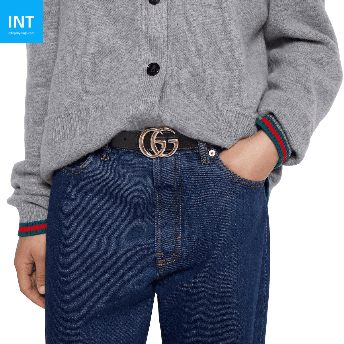 Gvc*1 Reversible GG Marmont belt