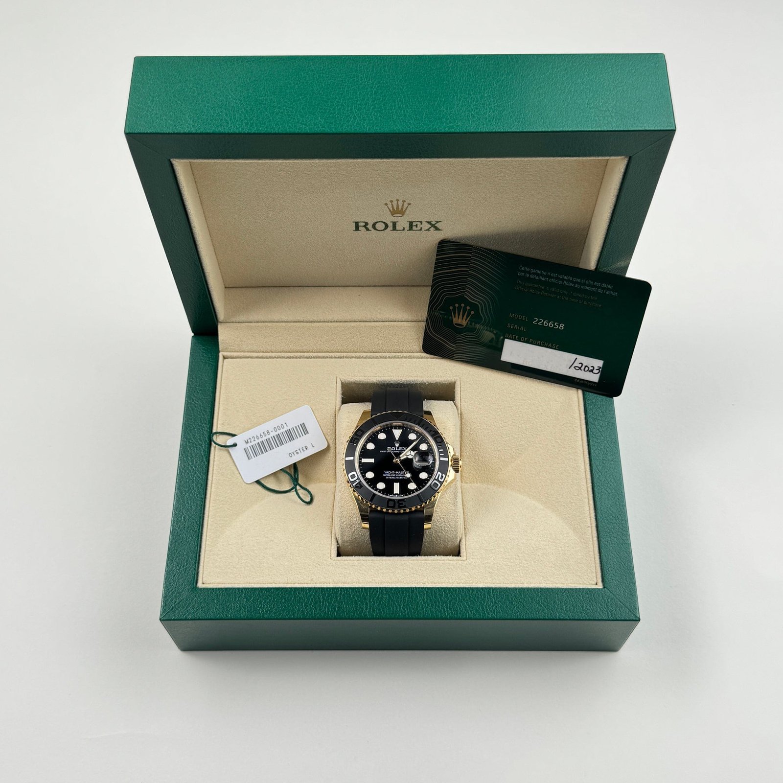R01ex Yacht-Master 42 226658 Yellow Gold Oysterflex (2023)