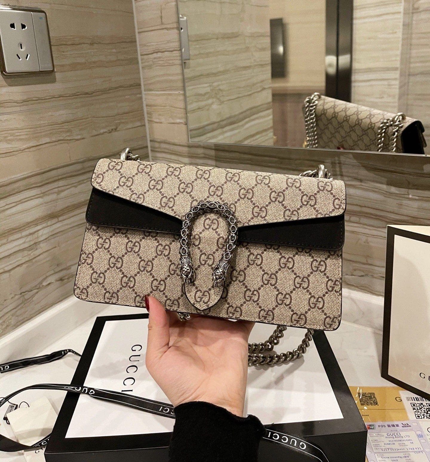 Gvc*1 DIONYSUS GG MEDIUM SHOULDER BAG