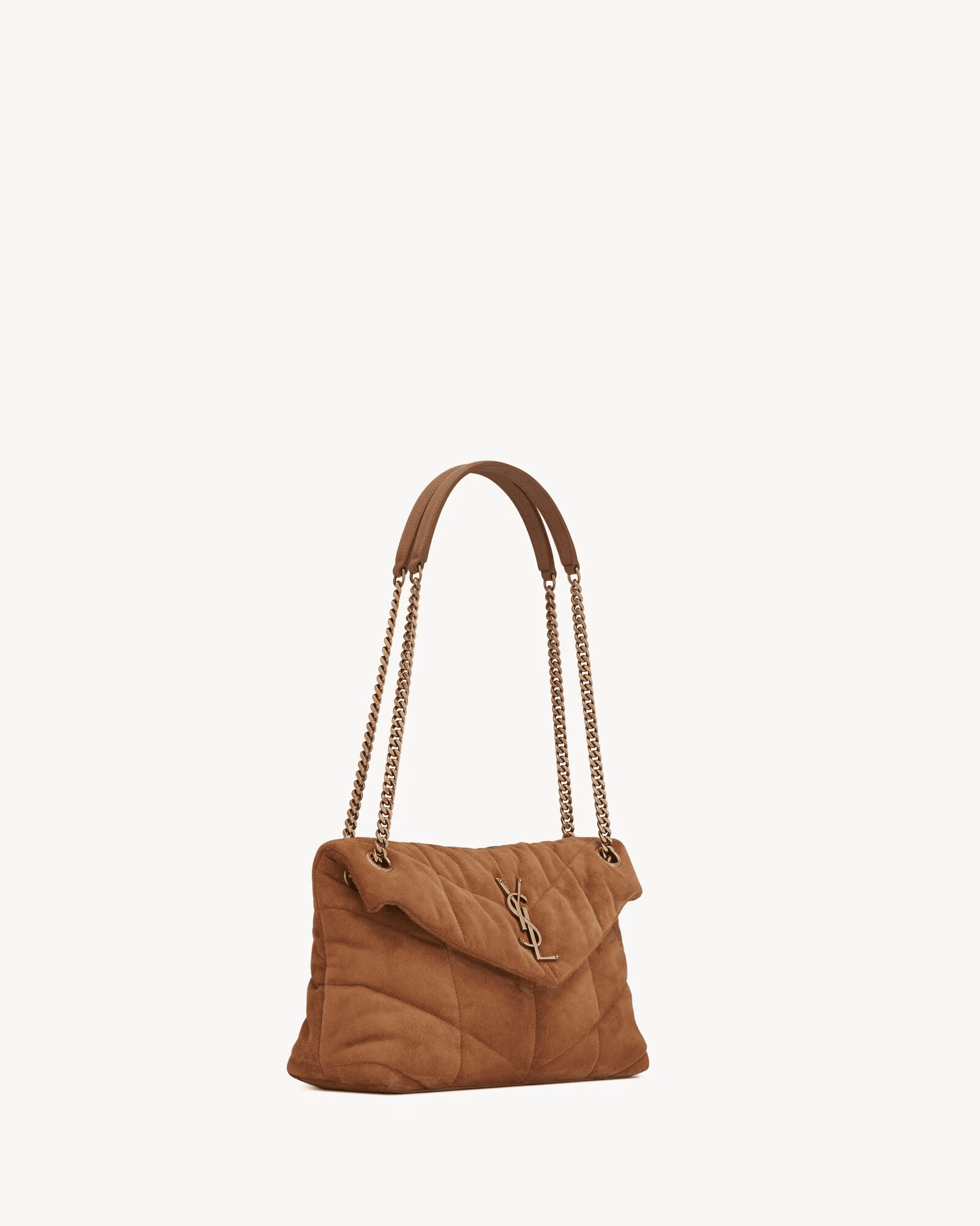 Sa1nt Lau*nt PUFFER SMALL in suede
