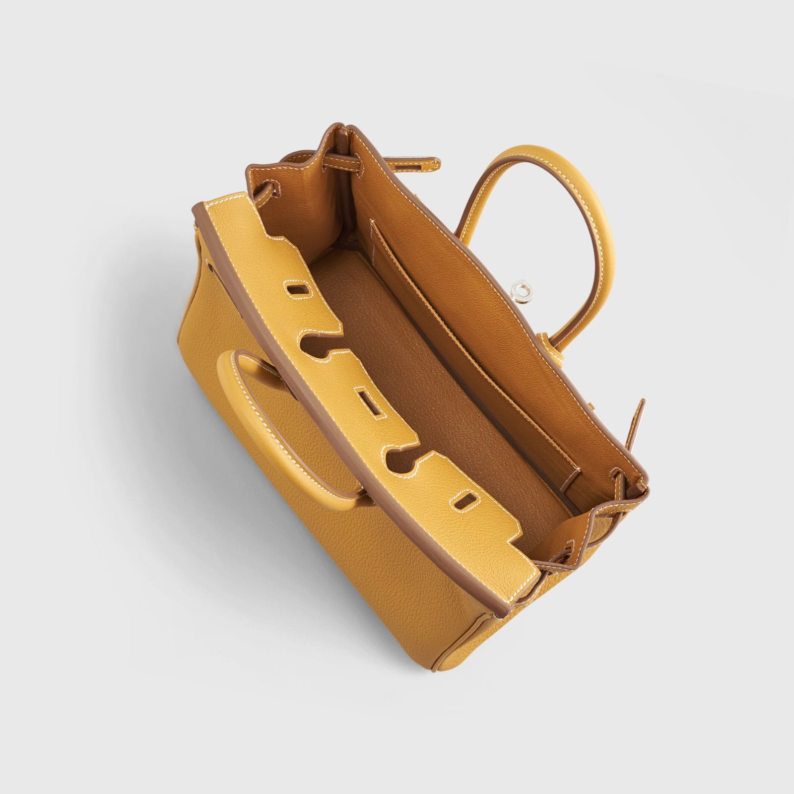 H**me5 Birkin 25 Togo Natural Sable Palladium Hardware