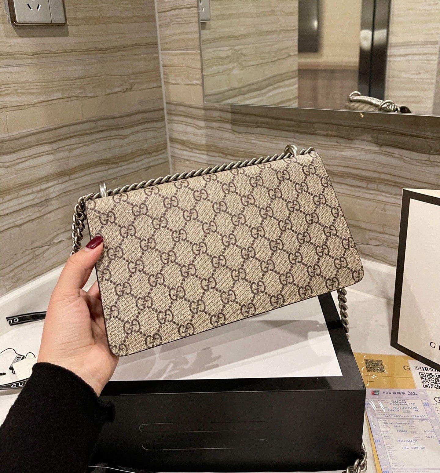 Gvc*1 DIONYSUS GG SMALL SHOULDER BAG