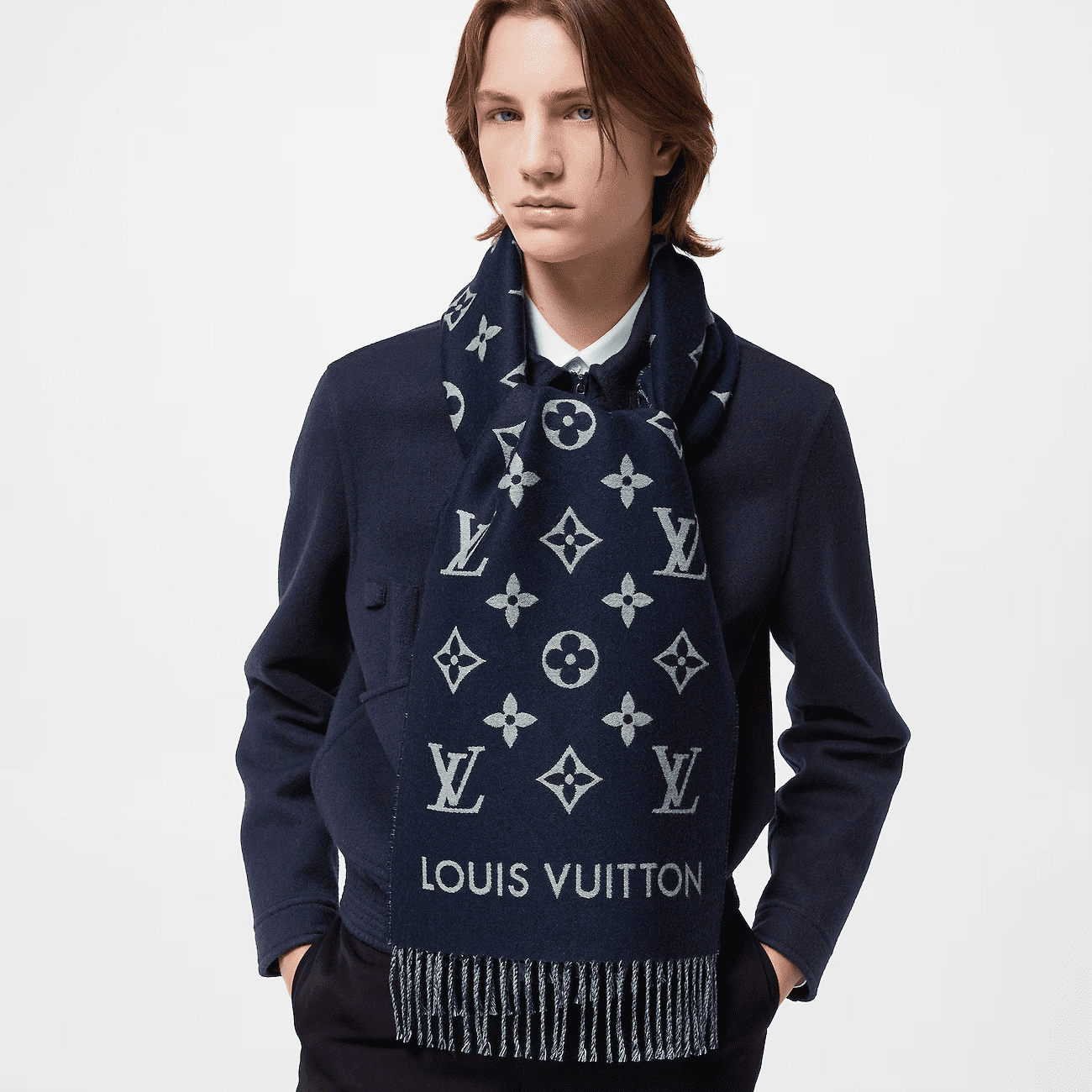 L0vis Vvtt0n M79130 ALL ABOUT Monogram Scarf