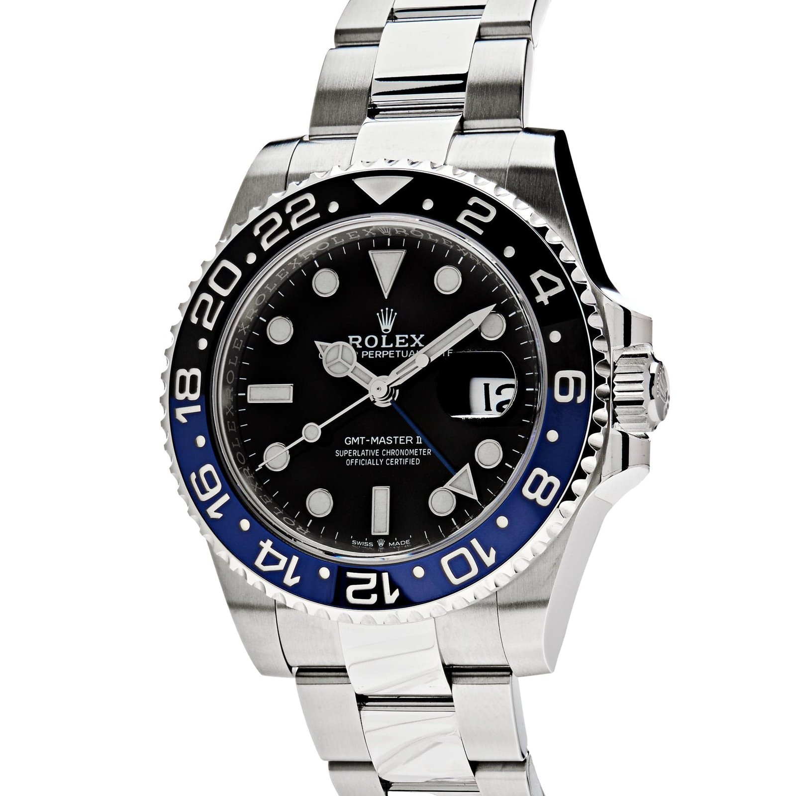 R01ex GMT-Master II 126710BLNR ‘Batman’ Stainless Steel Oyster (2021) 40mm