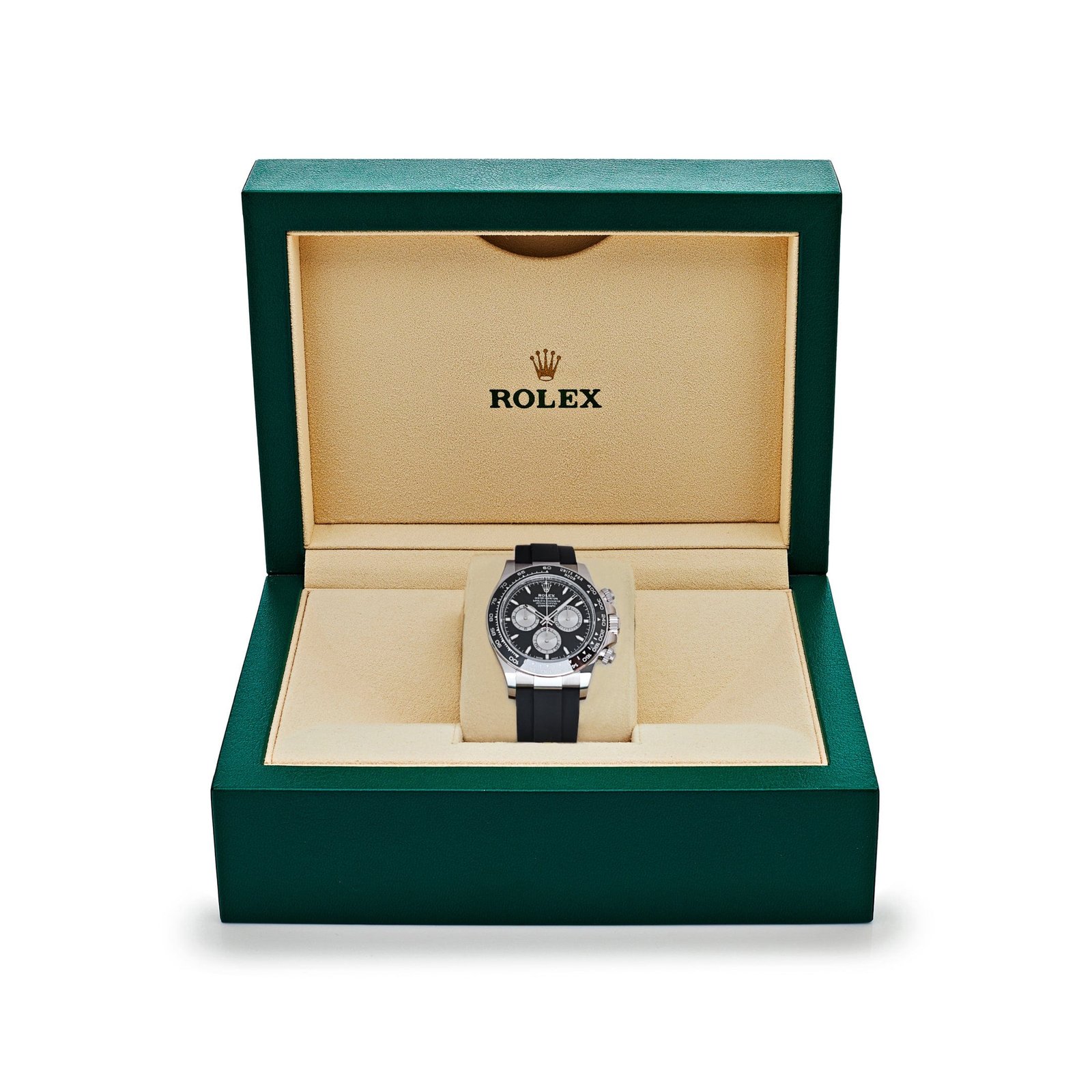 R01ex Daytona 126519LN White Gold Black Dial (2025)