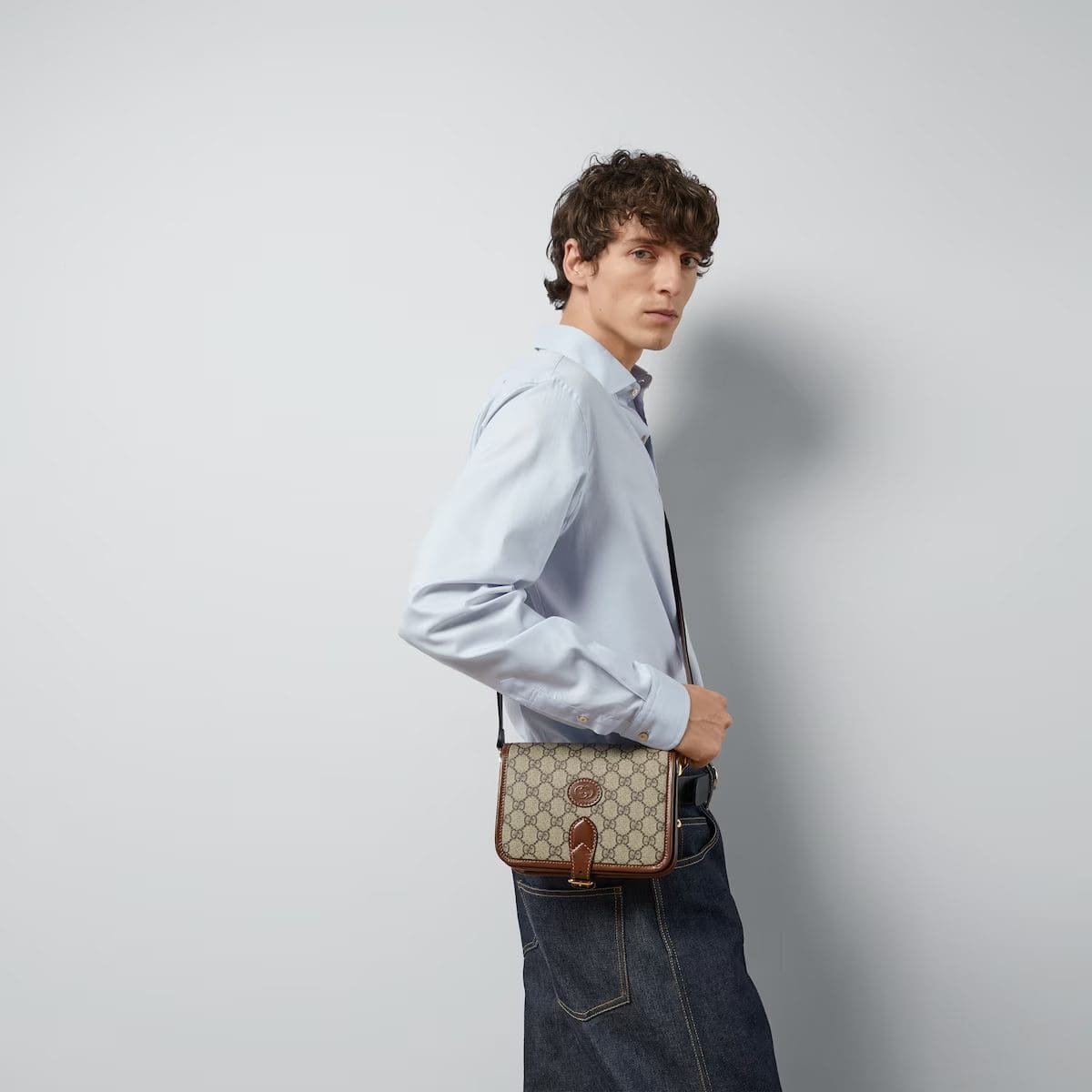 Gvc*1 MINI CROSSBODY BAG WITH INTERLOCKING G