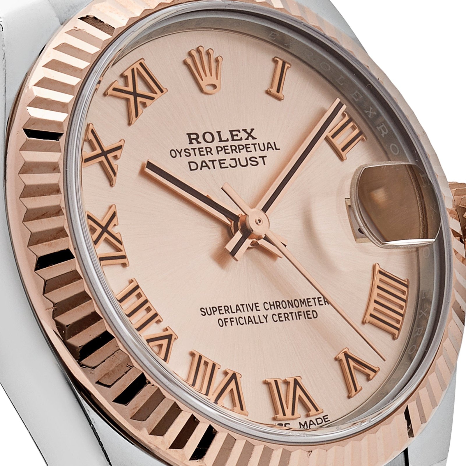 R01ex Datejust 31 178271 ‘Ladies’ Rose Gold Stainless Steel Sundust Dial