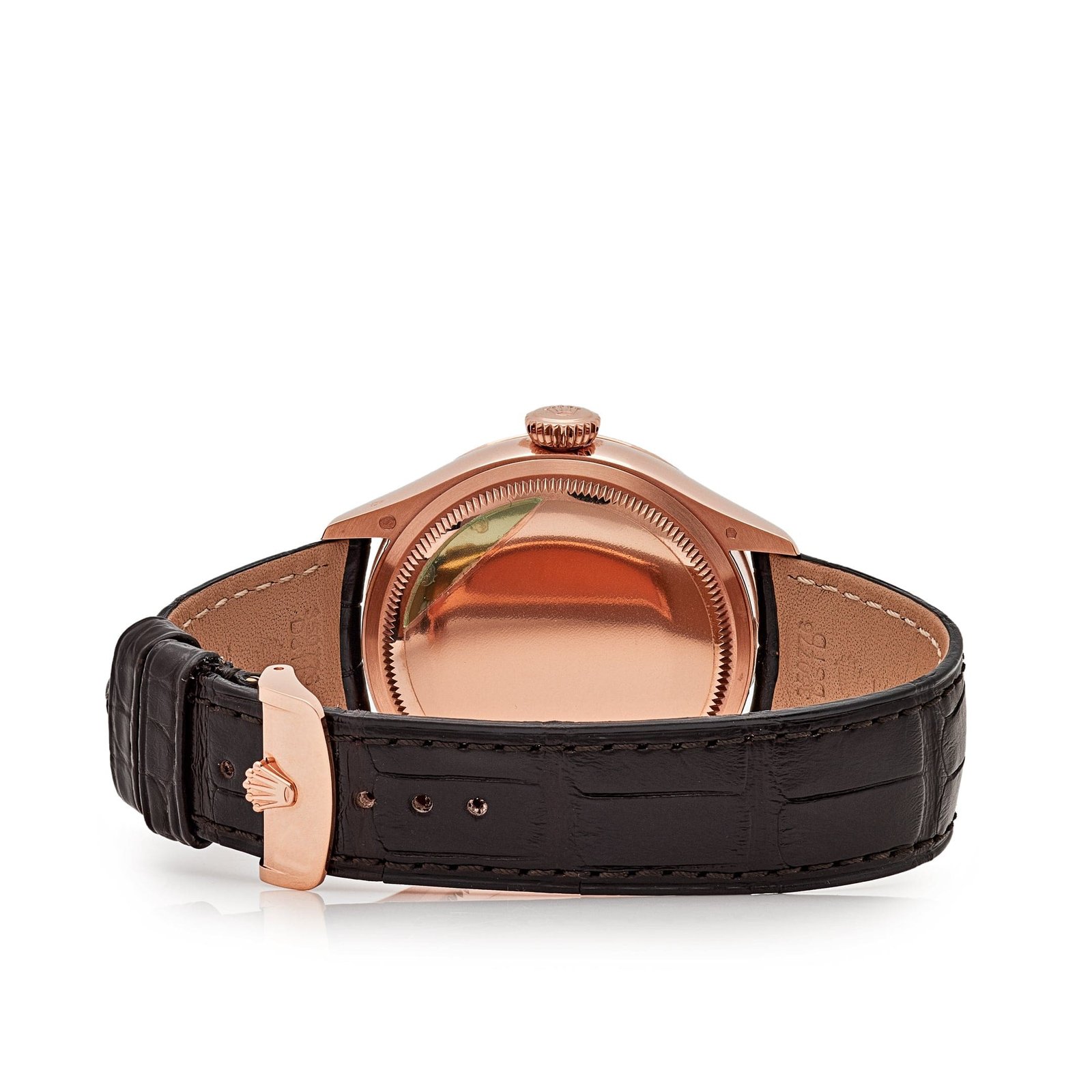 R01ex Cellini 50535 Rose Gold White Dial Moon Phase