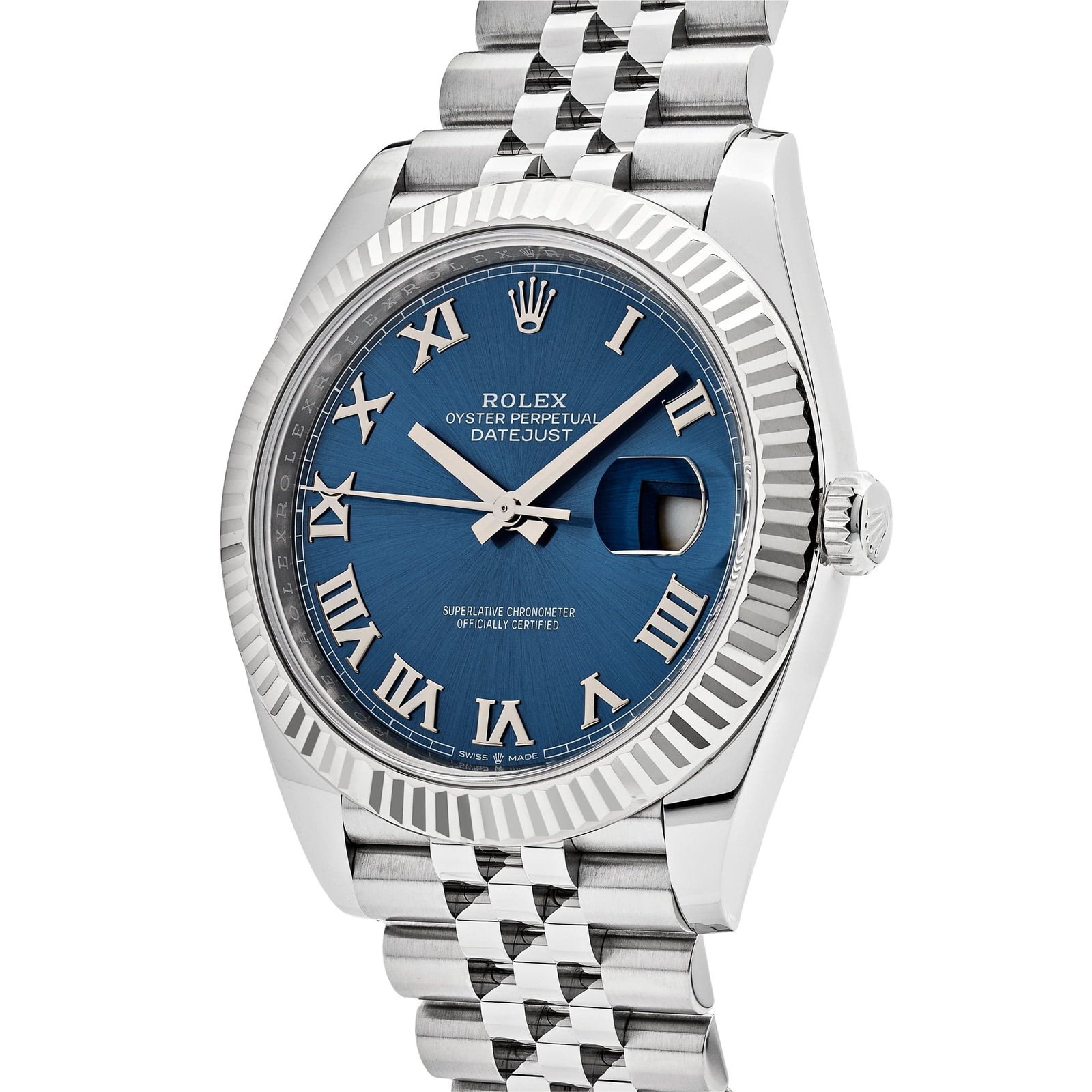 R01ex Datejust 41 126334 Stainless Steel Blue Dial Jubilee (2023)