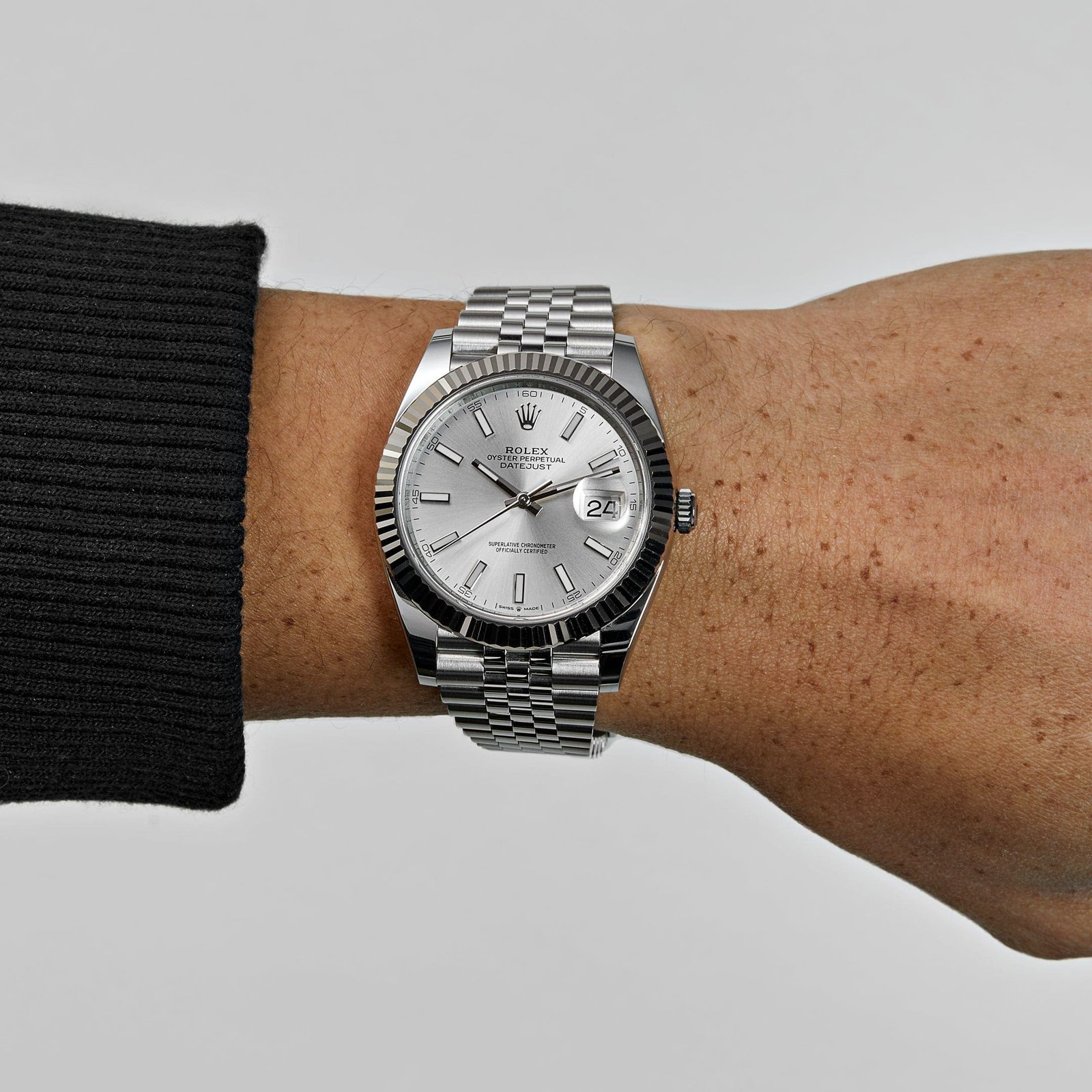 R01ex Datejust 41 126334 Stainless Steel Silver Dial Jubilee (2023)
