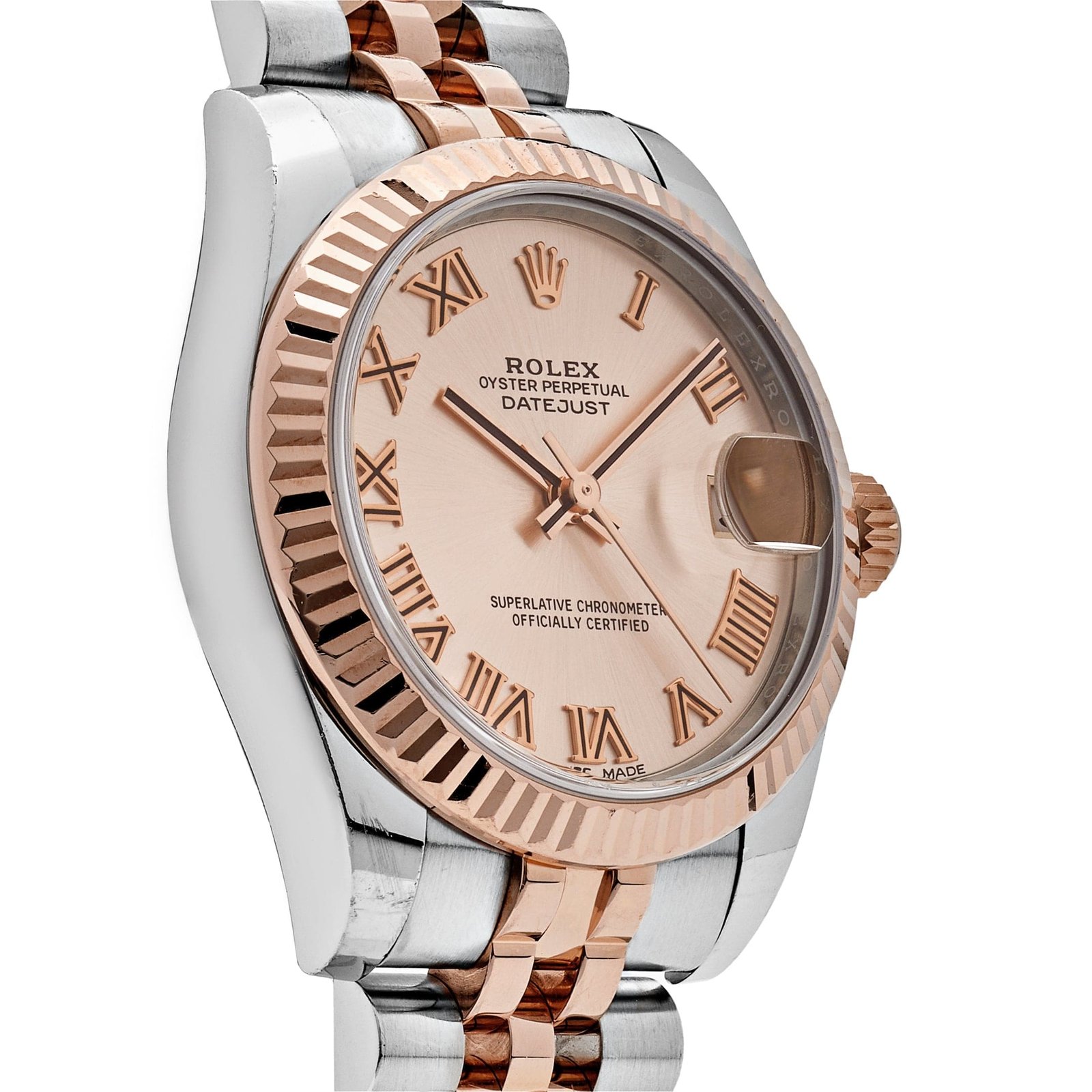 R01ex Datejust 31 178271 ‘Ladies’ Rose Gold Stainless Steel Sundust Dial
