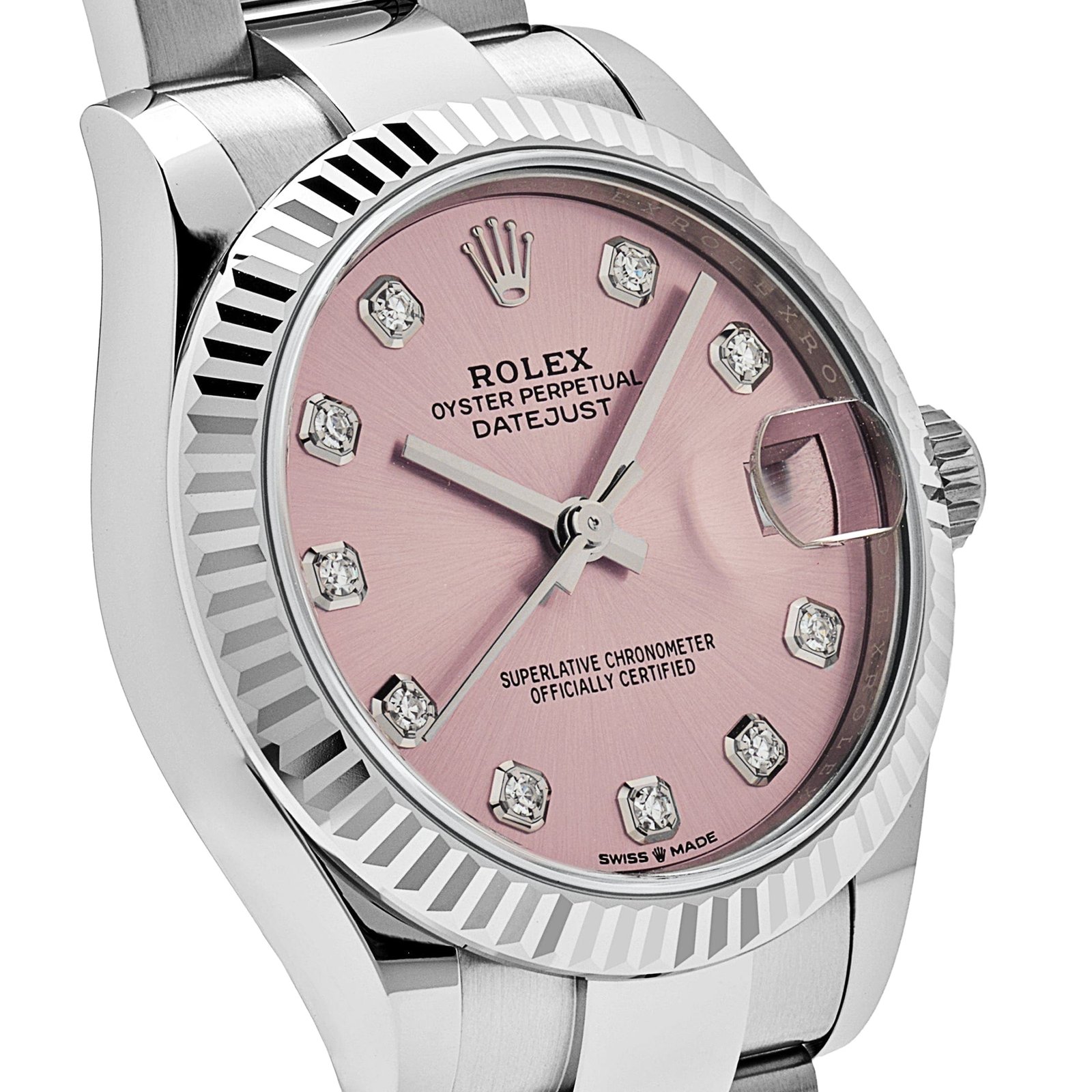 R01ex Datejust 31 278274 ‘Ladies’ Stainless Steel Pink D1am0nd Dial