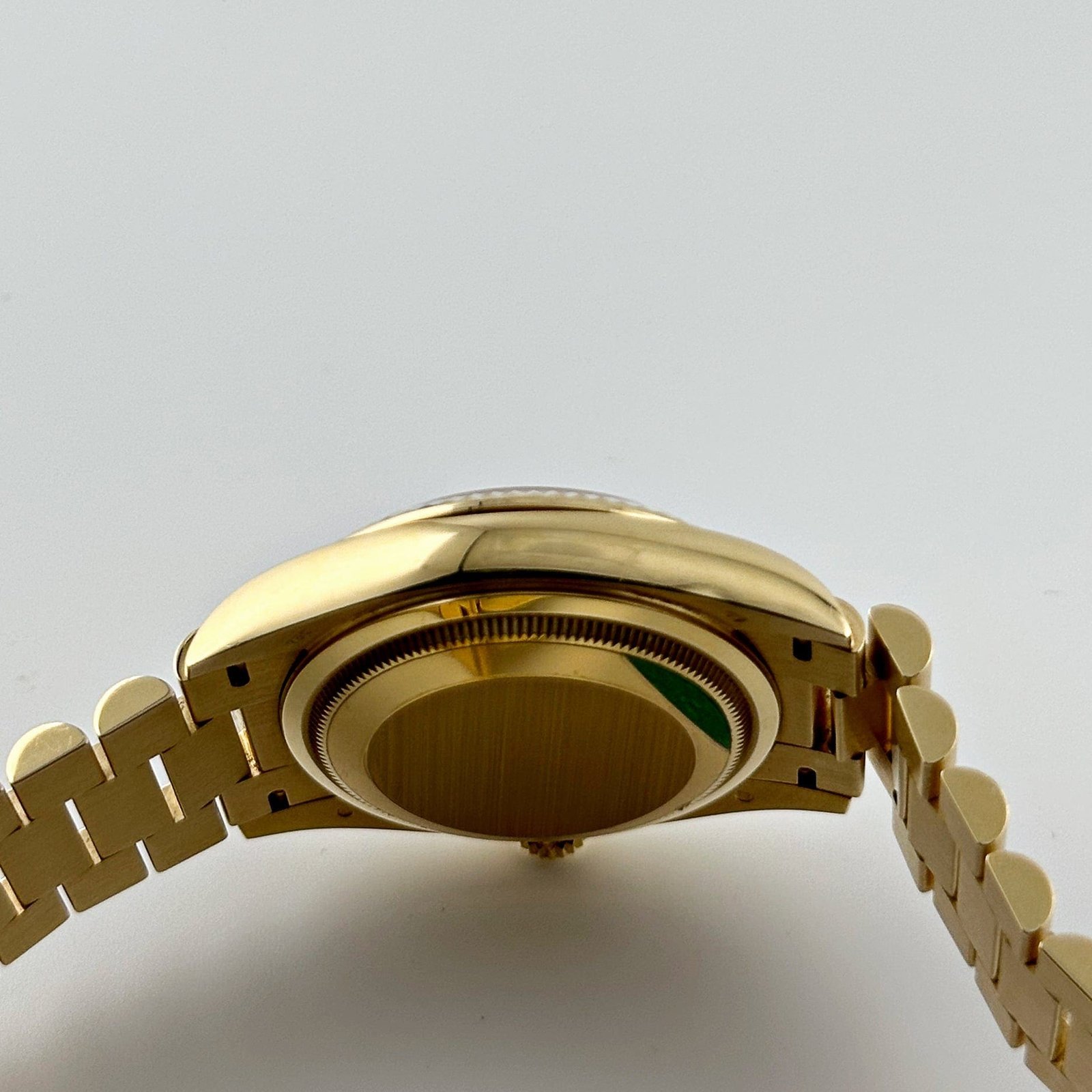R01ex Day-Date 36 128238 Yellow Gold Green D1am0nd Dial (2024)