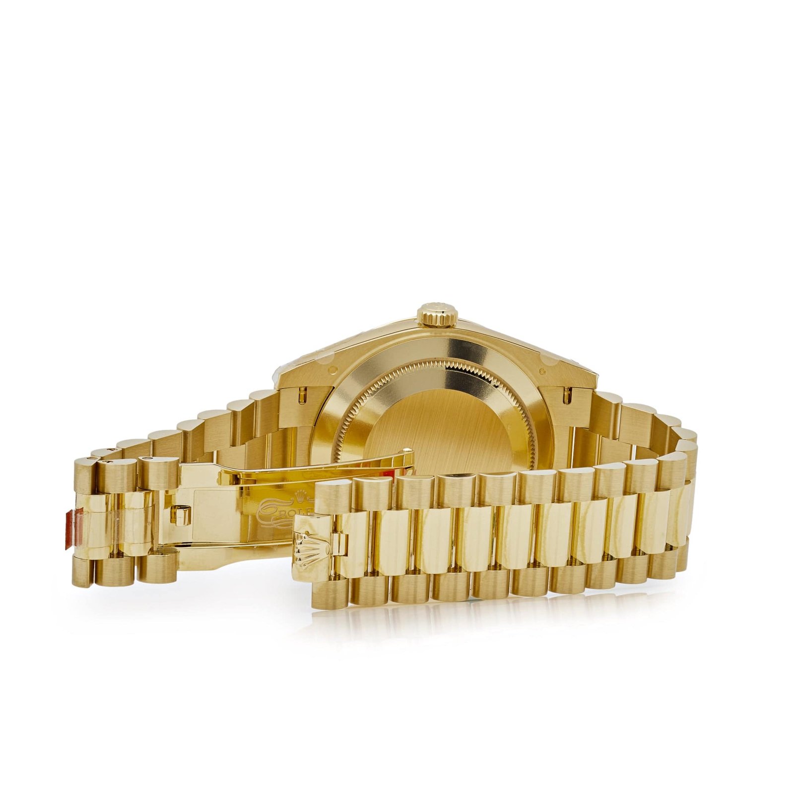 R01ex Day-Date 40 228348RBR Yellow Gold Black D1am0nd Dial D1am0nd Bezel