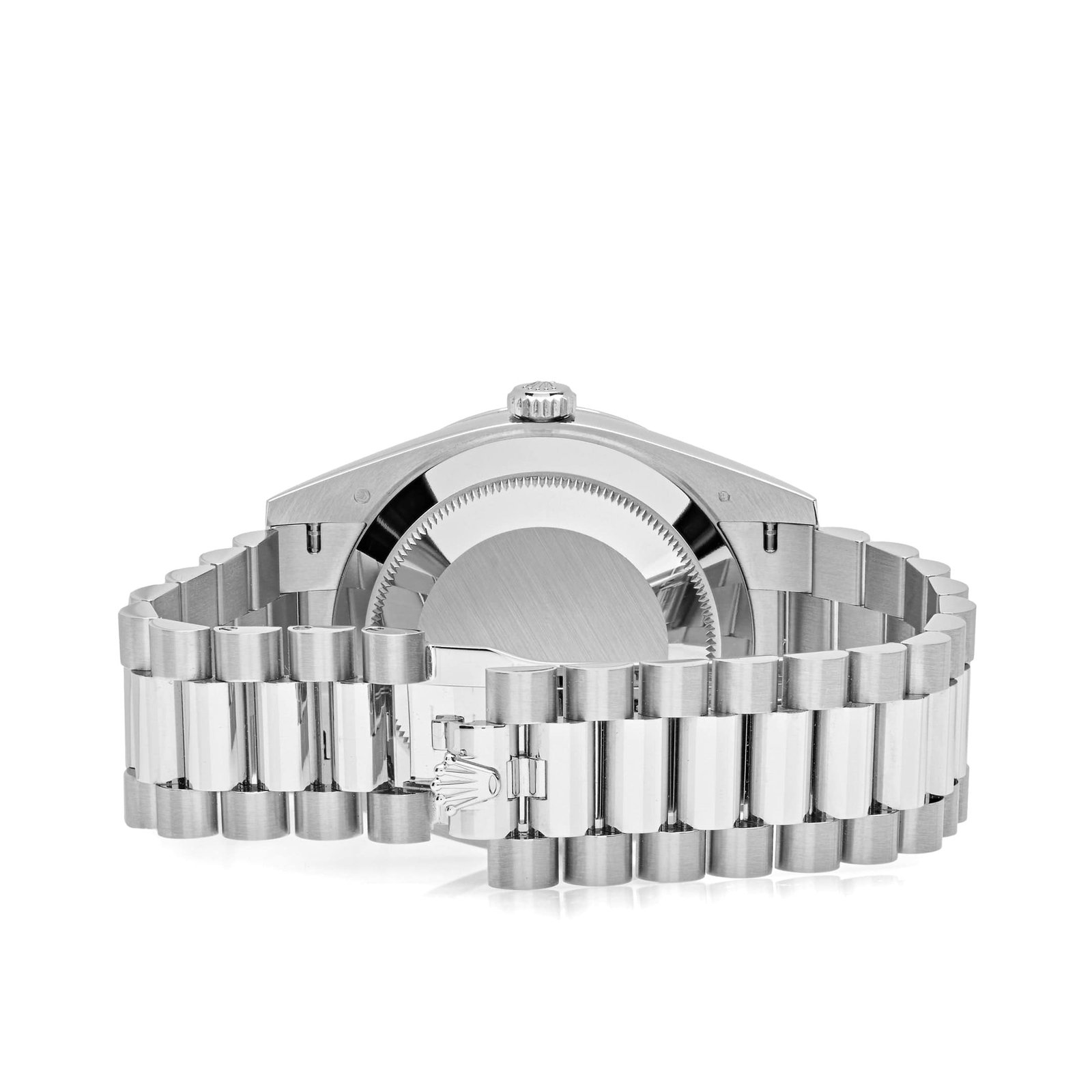 R01ex Day-Date 40 228349RBR White Gold Meteorite Dial D1am0nd Set