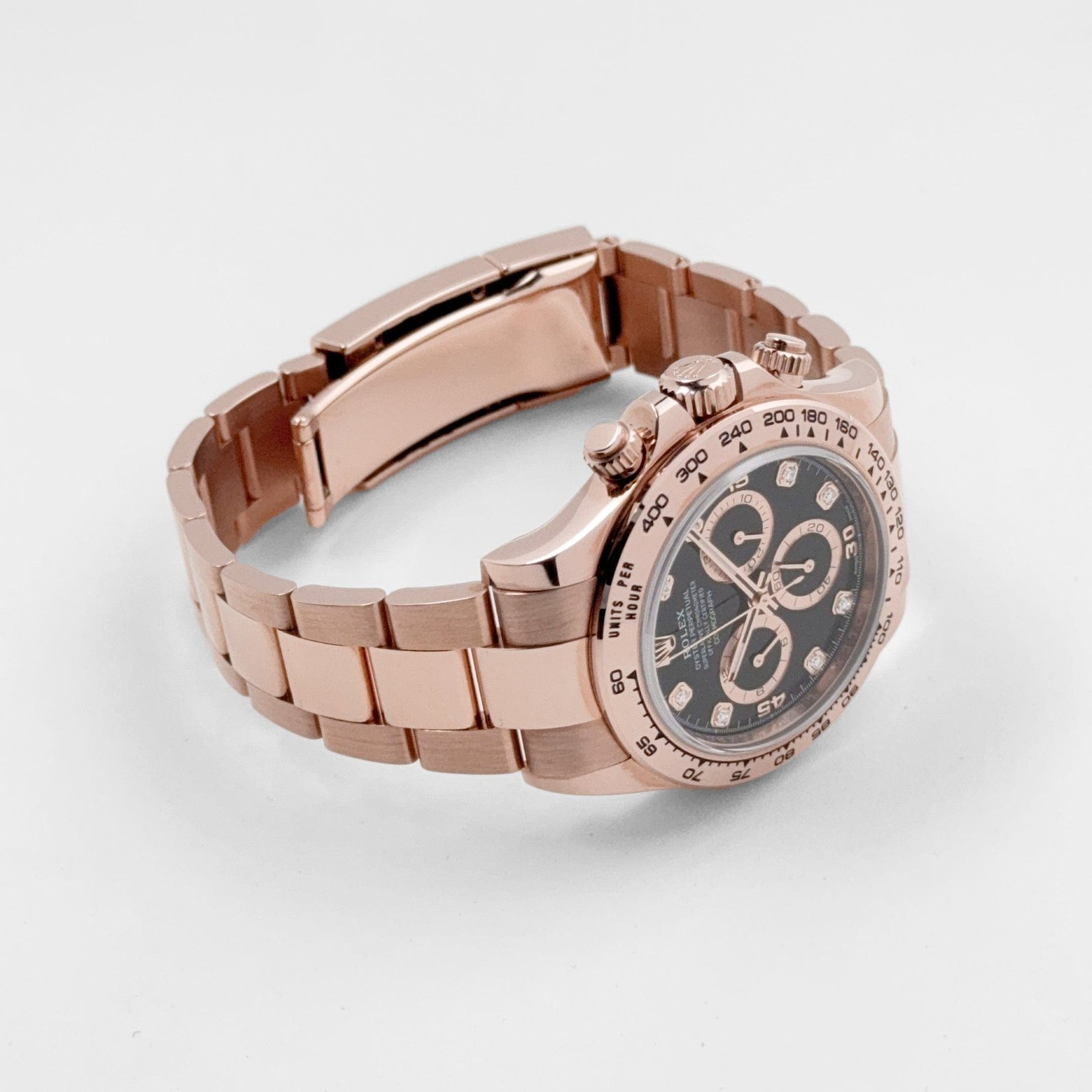R01ex Daytona 116505 Rose Gold Black D1am0nd Dial (2022)