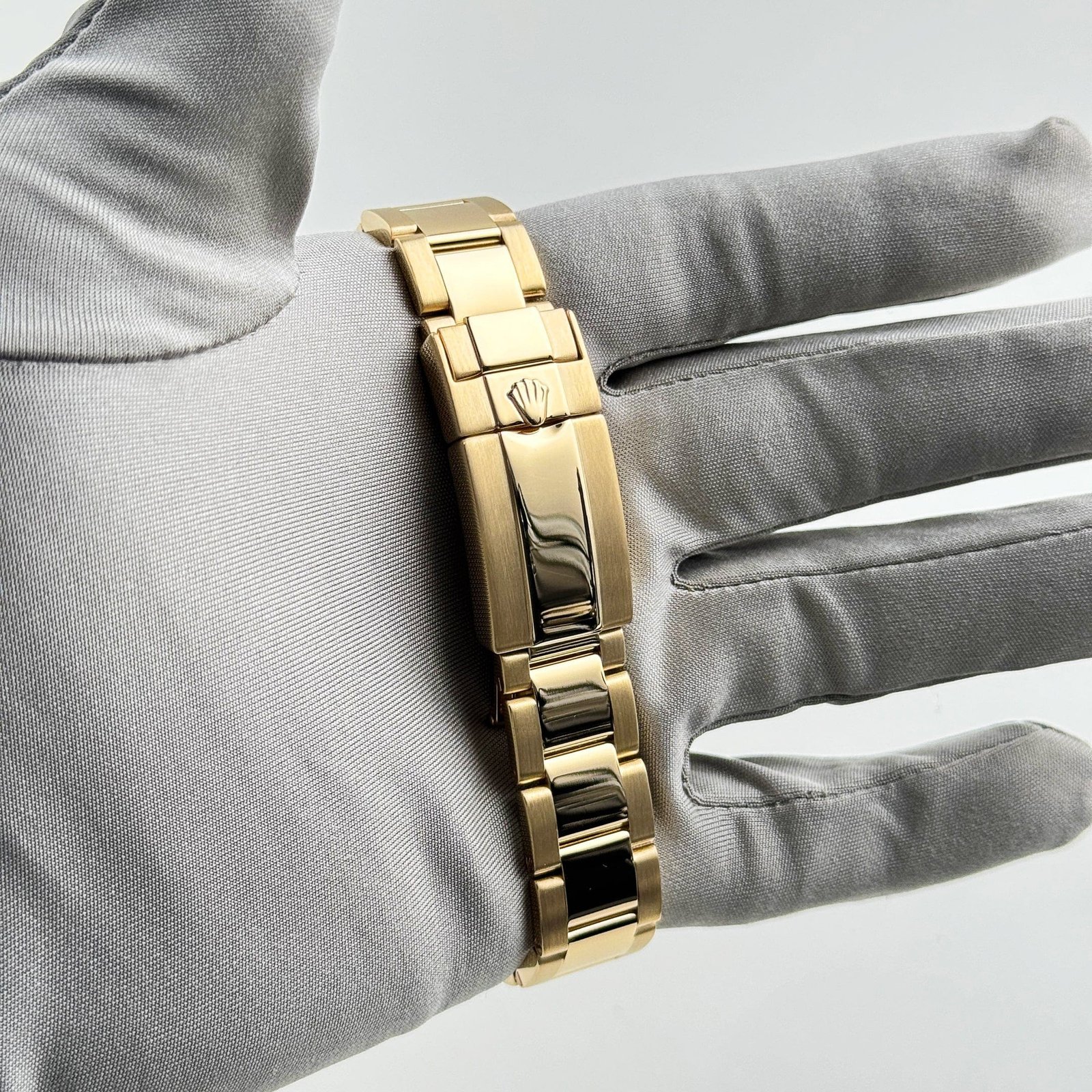 R01ex Daytona 116508 Yellow Gold Blue Racing Arabic Dial