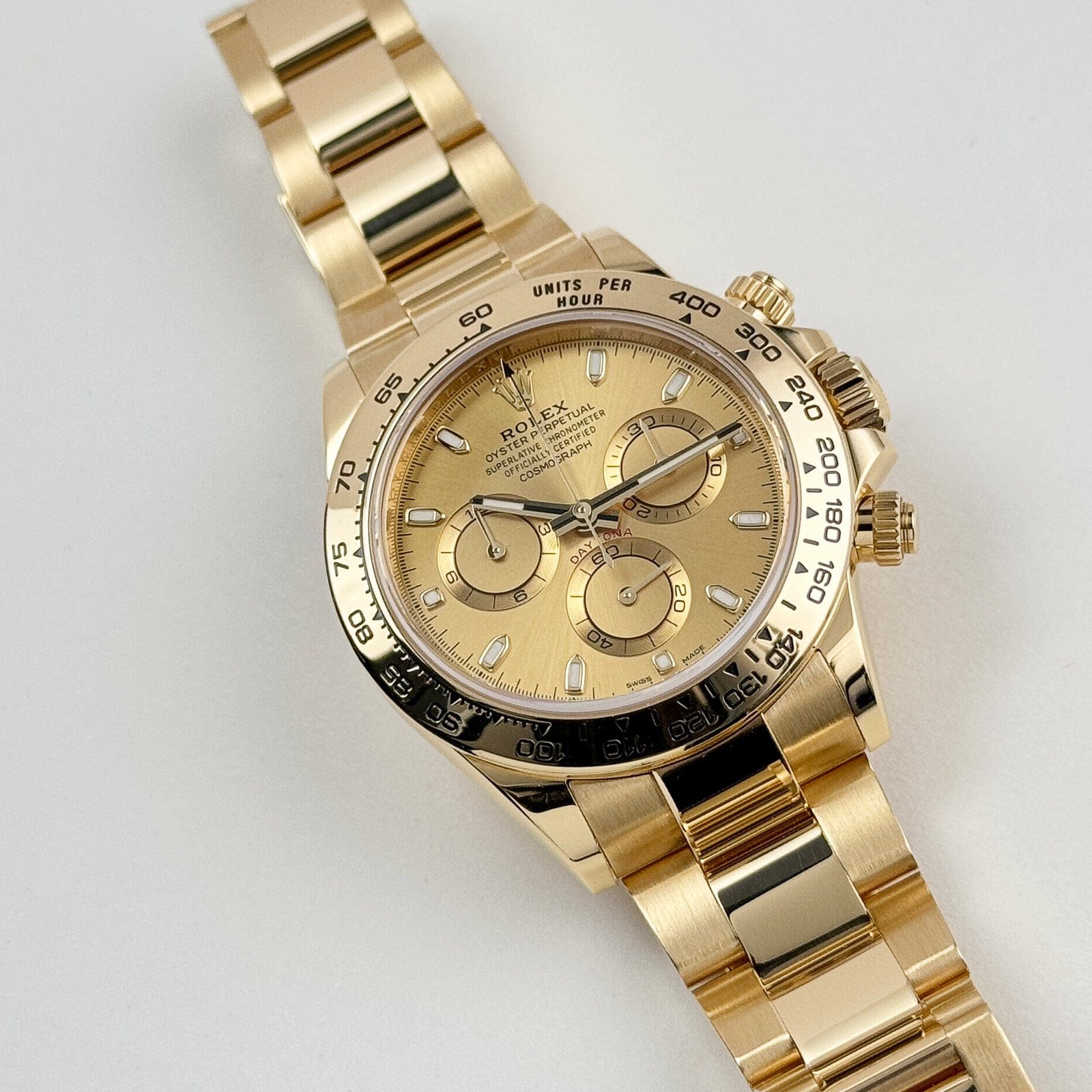 R01ex Daytona 116508 Yellow Gold Champagne Dial (2022)