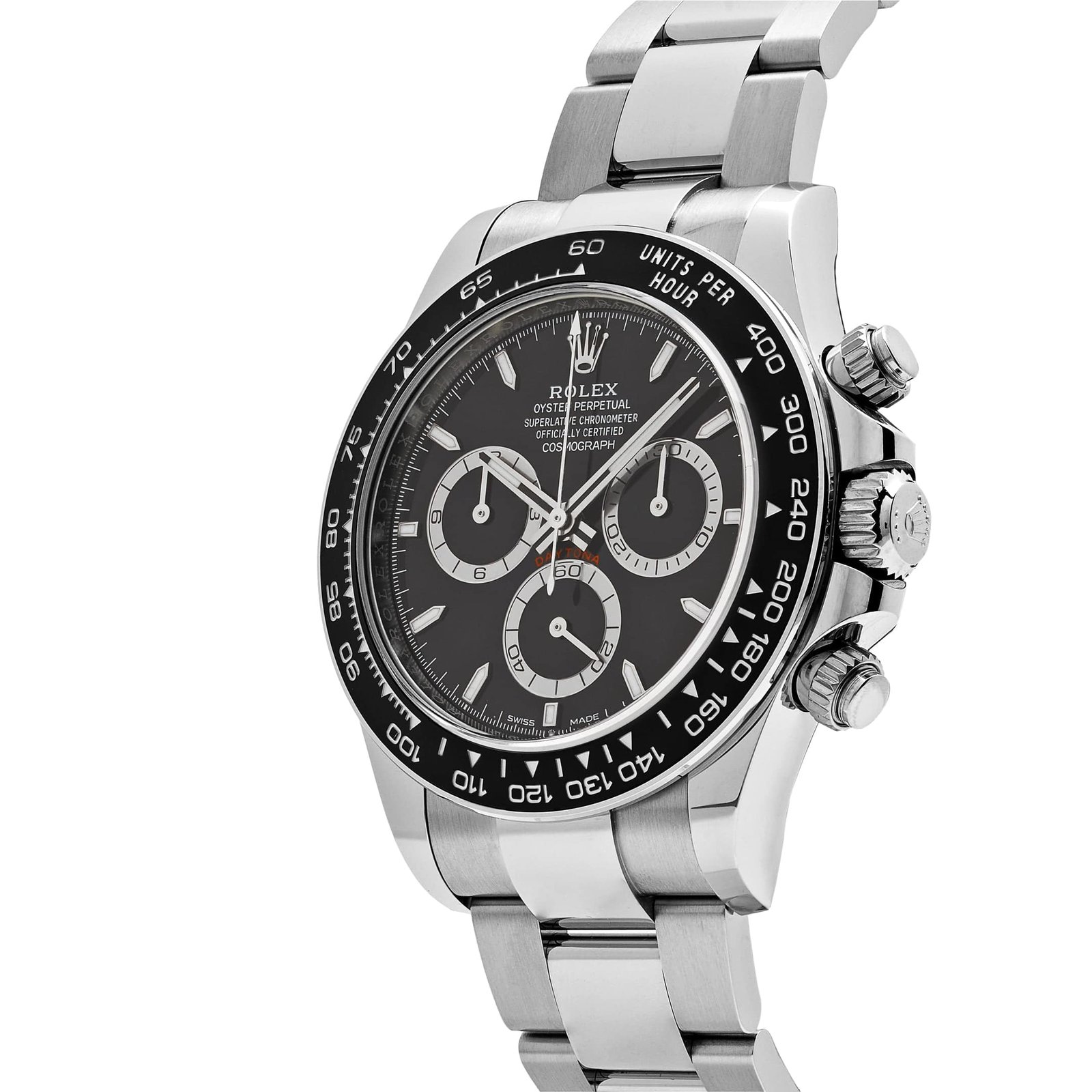 R01ex Daytona 126500LN Stainless Steel Black Dial (2024)