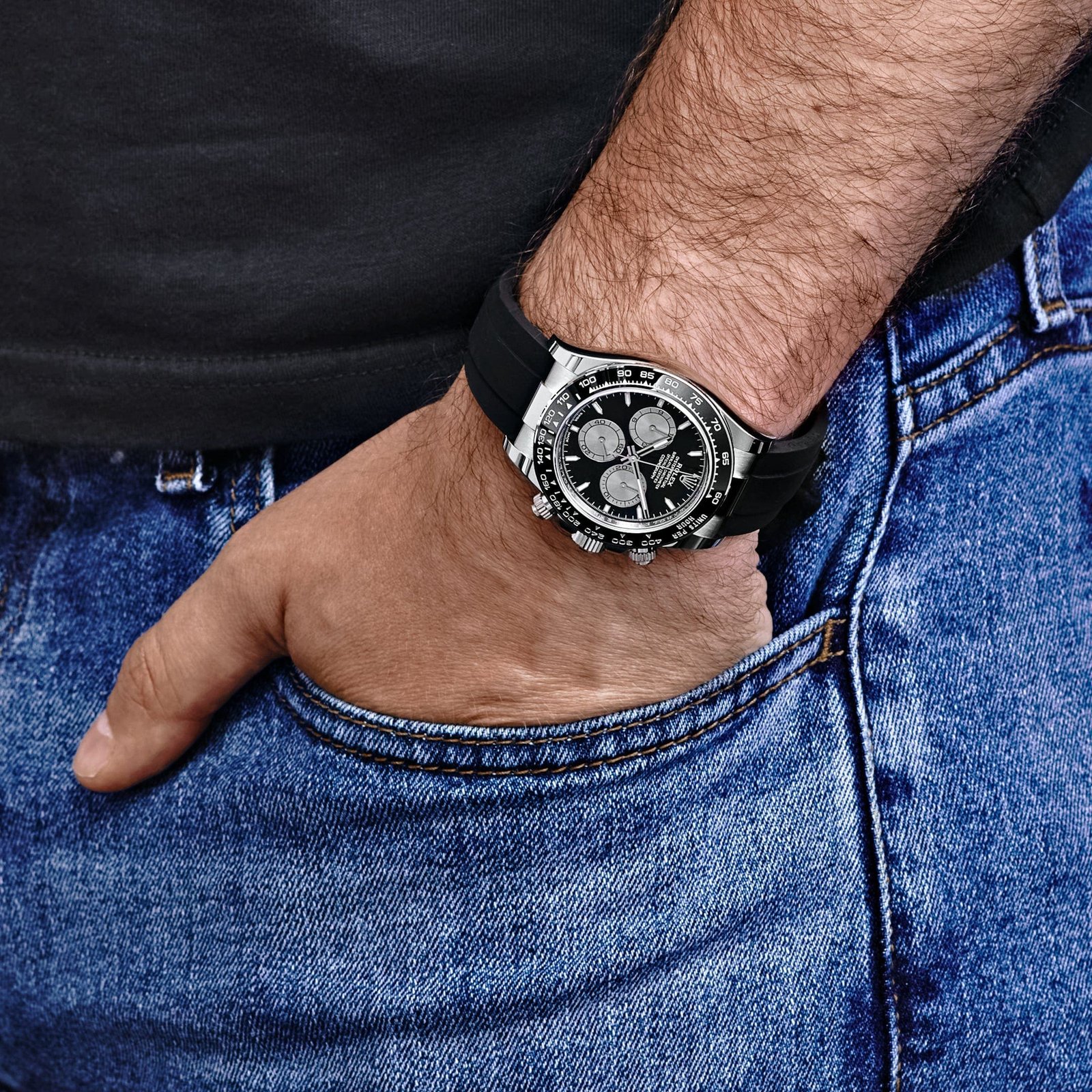 R01ex Daytona 126519LN White Gold Black Dial (2025)