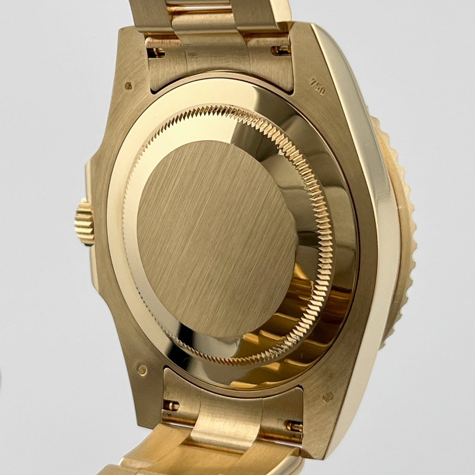 R01ex GMT-Master II 116718LN Yellow Gold Green Dial Black Bezel (2006)