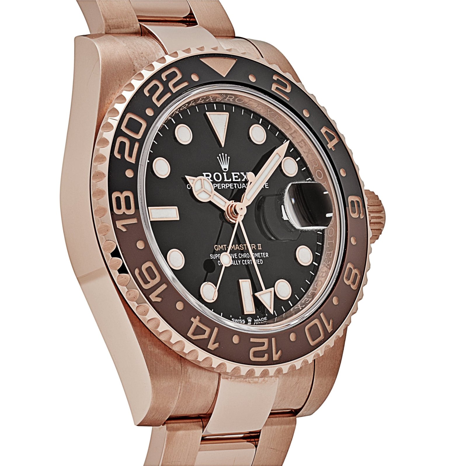 R01ex GMT-Master II 126715CHNR ‘Root Beer’ Rose Gold Black Dial (2024)