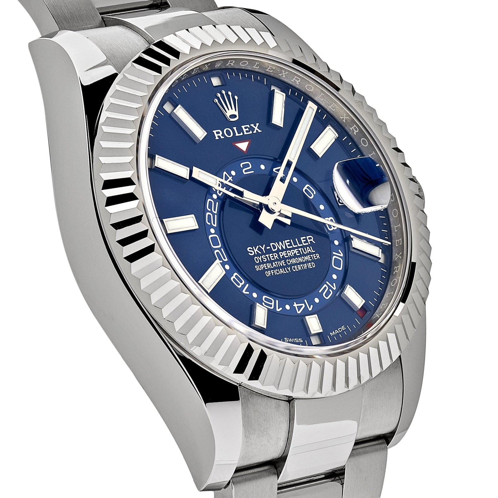R01ex Sky-Dweller 326934 Stainless Steel Blue Dial (2020)