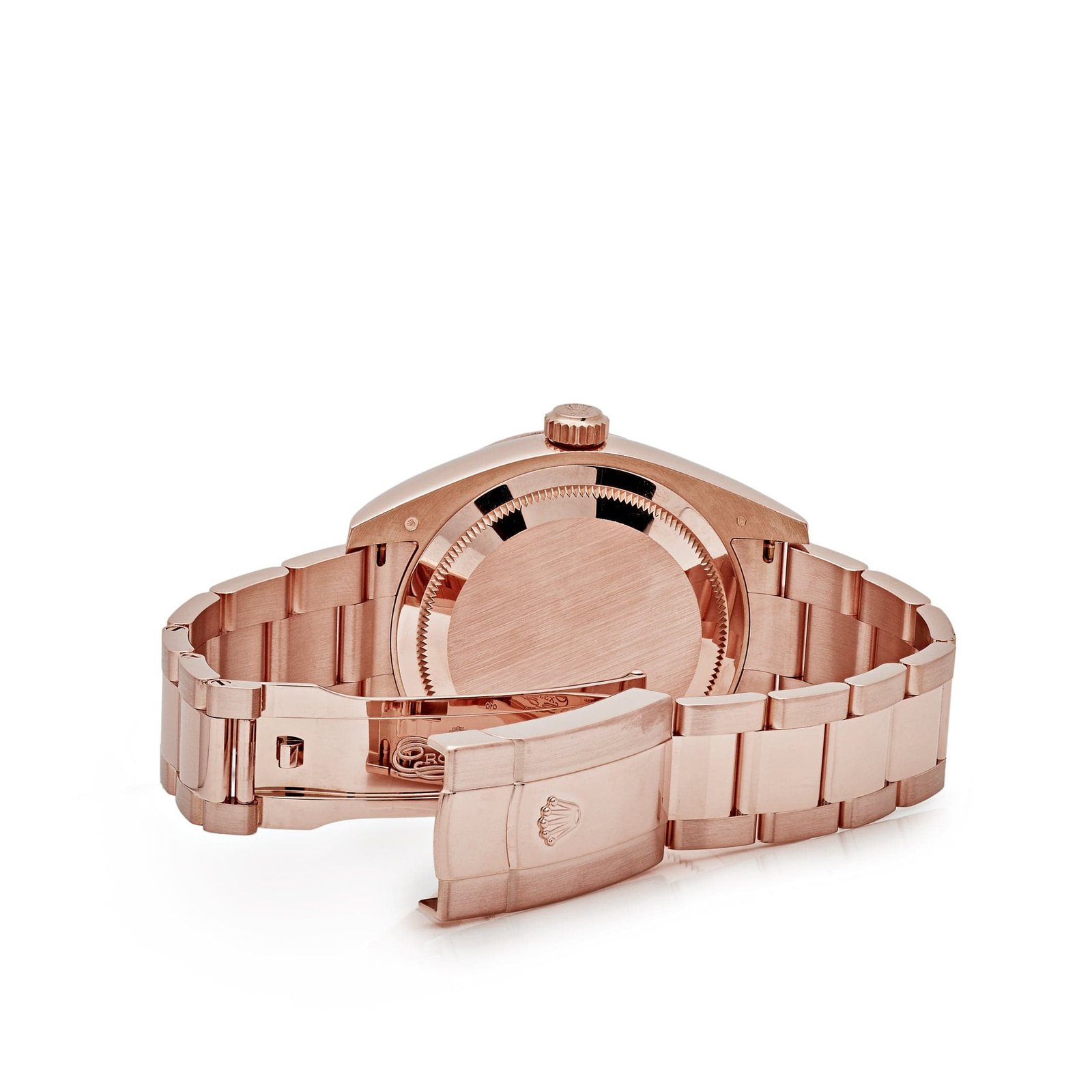 R01ex Sky-Dweller 326935 Rose Gold Chocolate Arabic Numeral Dial