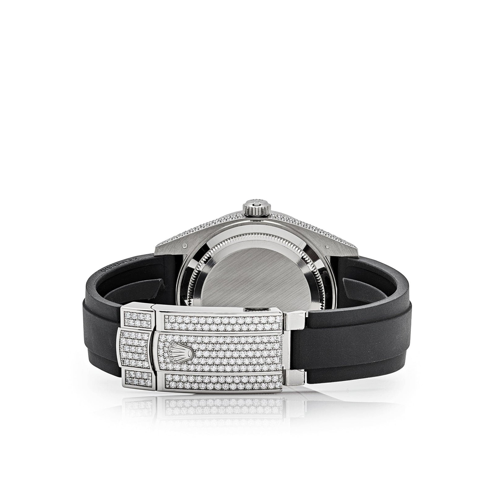 R01ex Sky-Dweller 336259TBR White Gold Meteorite Dial D1am0nd Bezel and Case