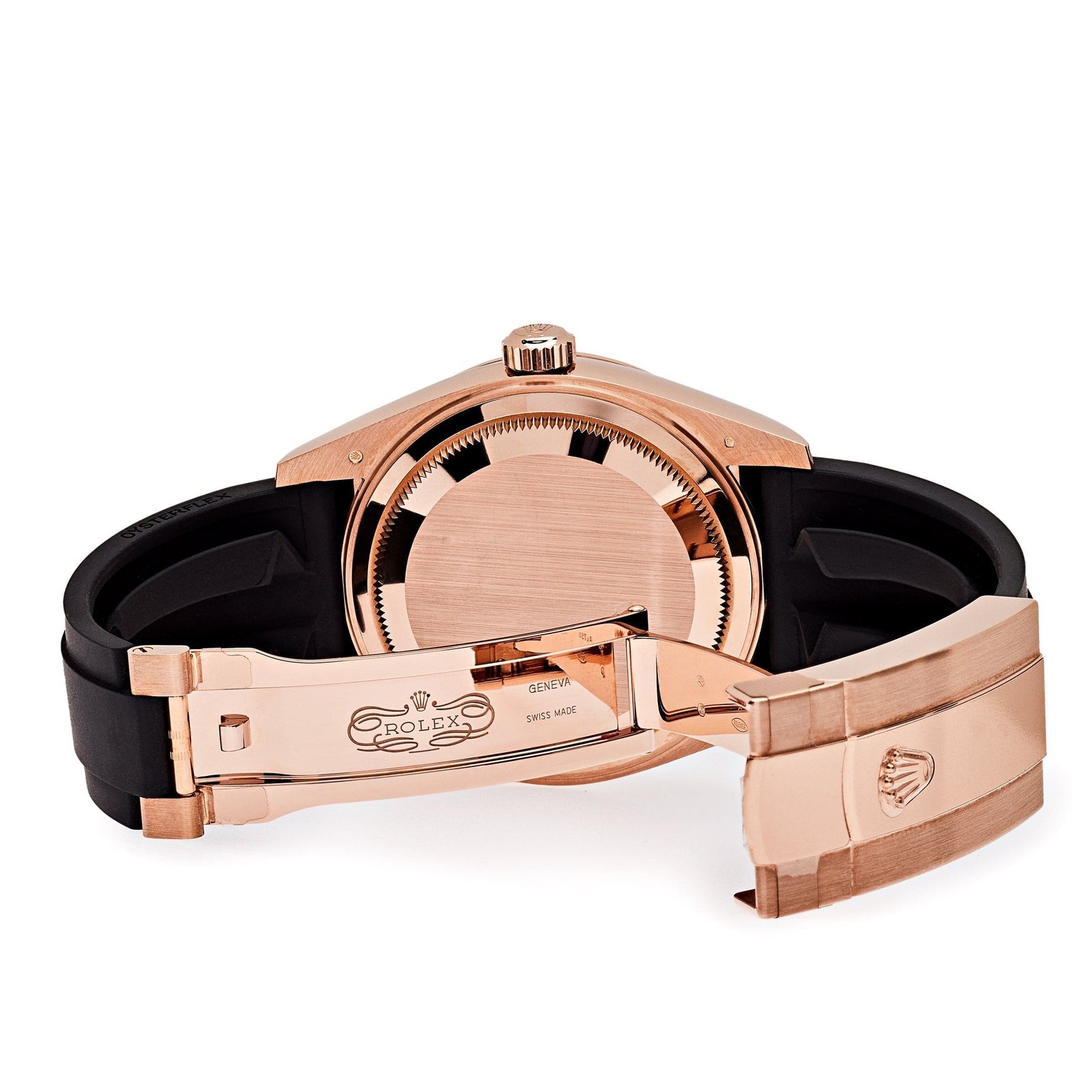 R01ex Sky-Dweller 336235 Rose Gold Brown Chocolate Dial Oysterflex