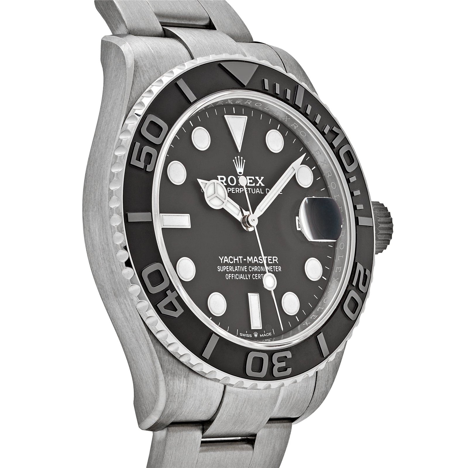 R01ex Yacht-Master 42 226627 RLX Titanium Black Dial (2025)
