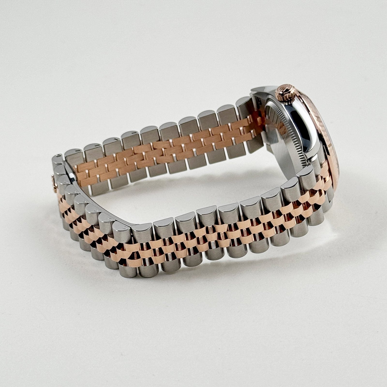 R01ex Datejust 31 278271 ‘Ladies’ Stainless Steel Rose Gold White Roman Numerals Dial (2025)