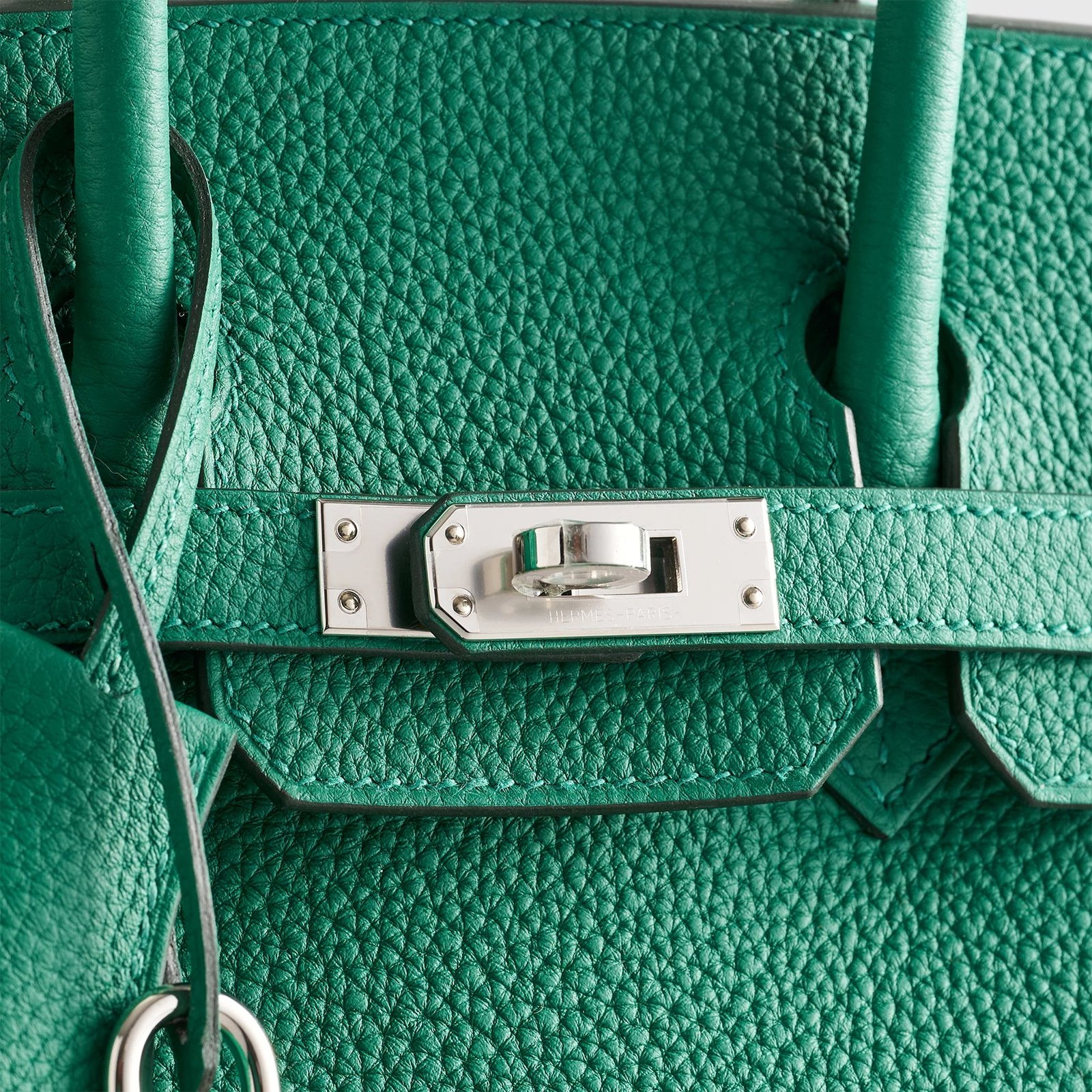 H**me5 Birkin 25 Togo Vert Vertigo Palladium Hardware