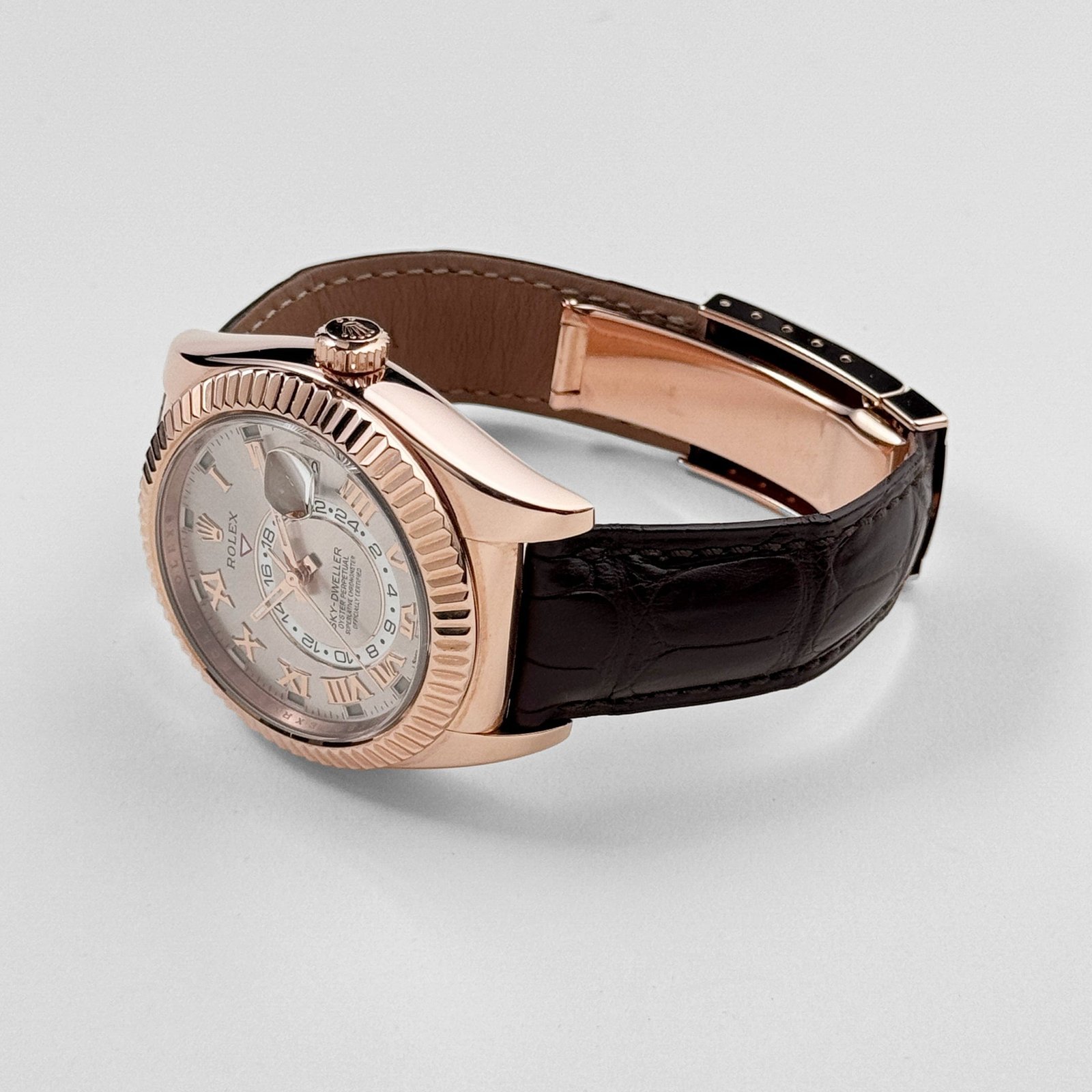 R01ex Sky-Dweller 326135 Rose Gold Sundust Dial (2016)